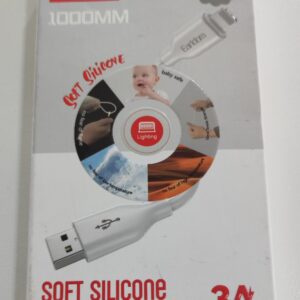 Earldom EC-175i Silicone Data Cable – 3A Fast Charging