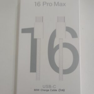16 Pro Max USB-C 60W Fast Charge Cable (1m)