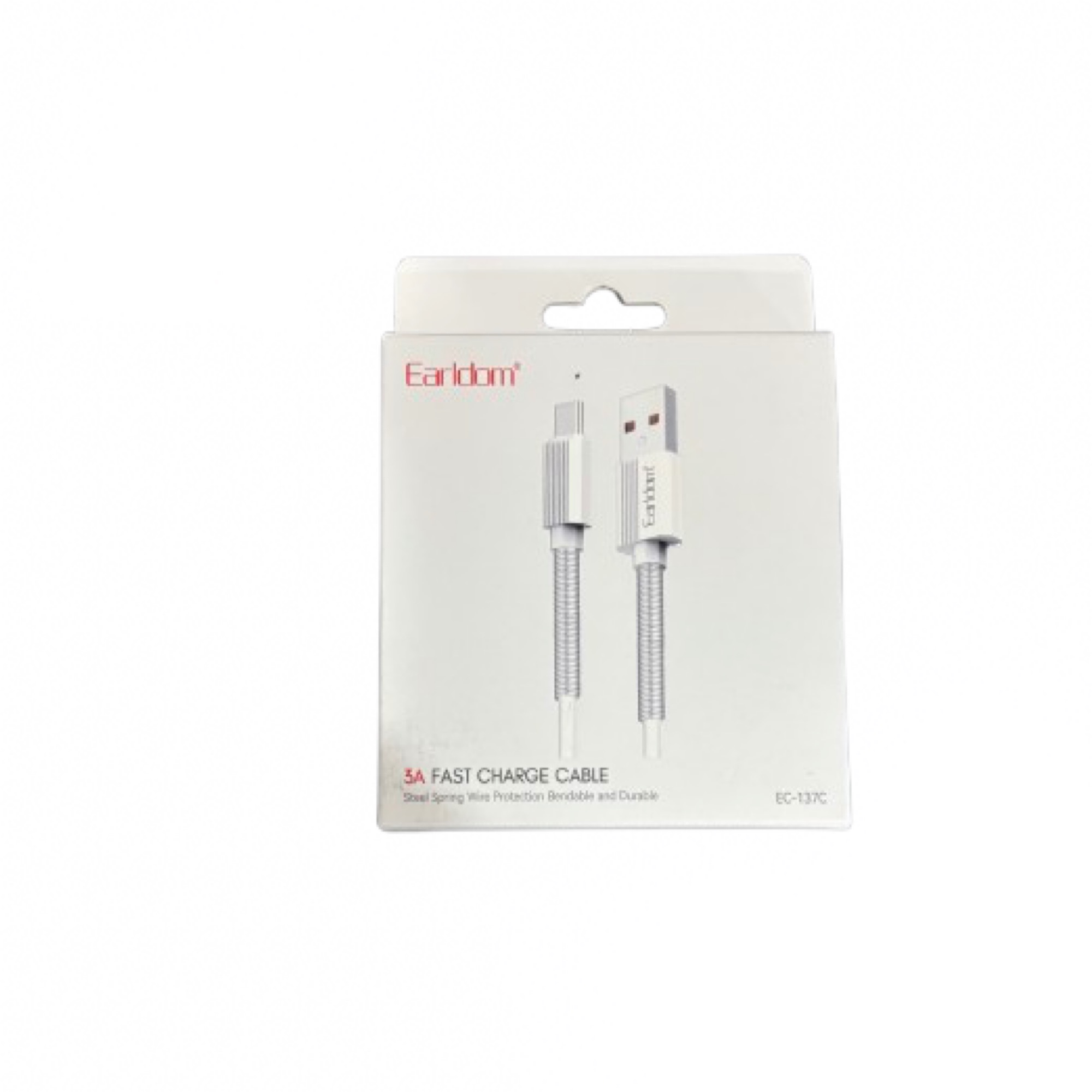 Earldom EC‑137C Fast Charge Cable – USB‑A to USB‑C (3A)