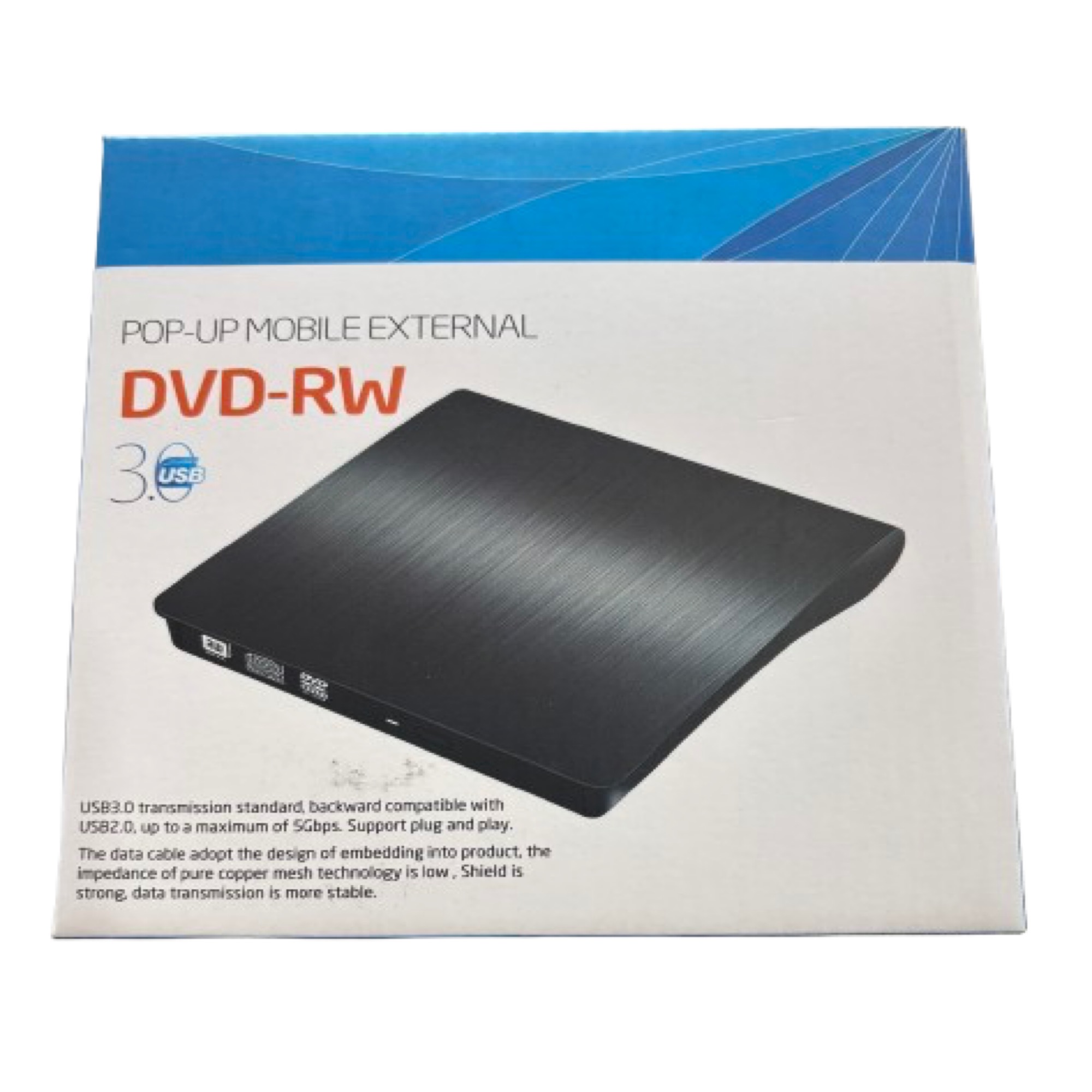 POP‑UP External DVD‑RW Drive – USB 3.0